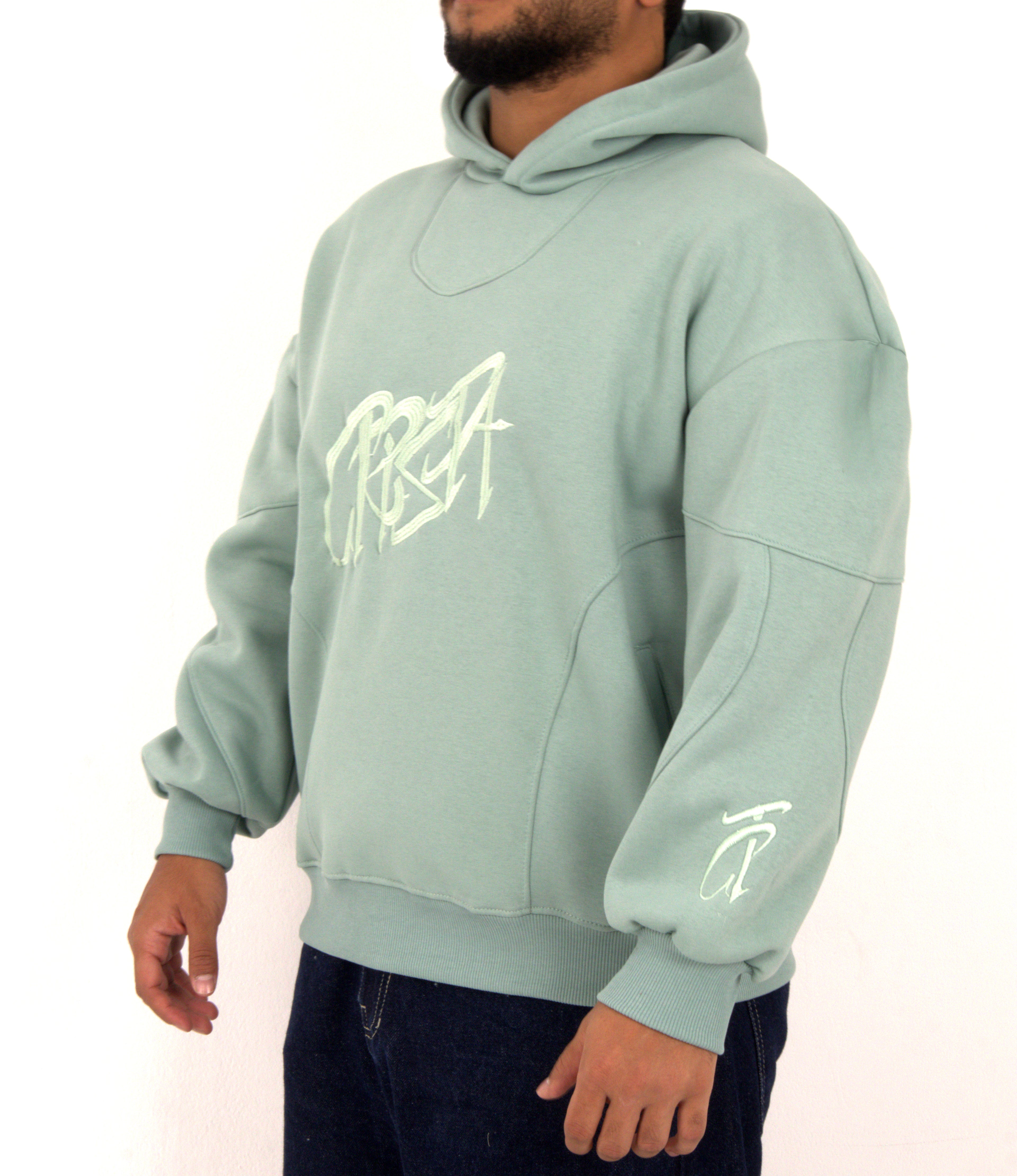 CST HOODIE (Soft sage green)