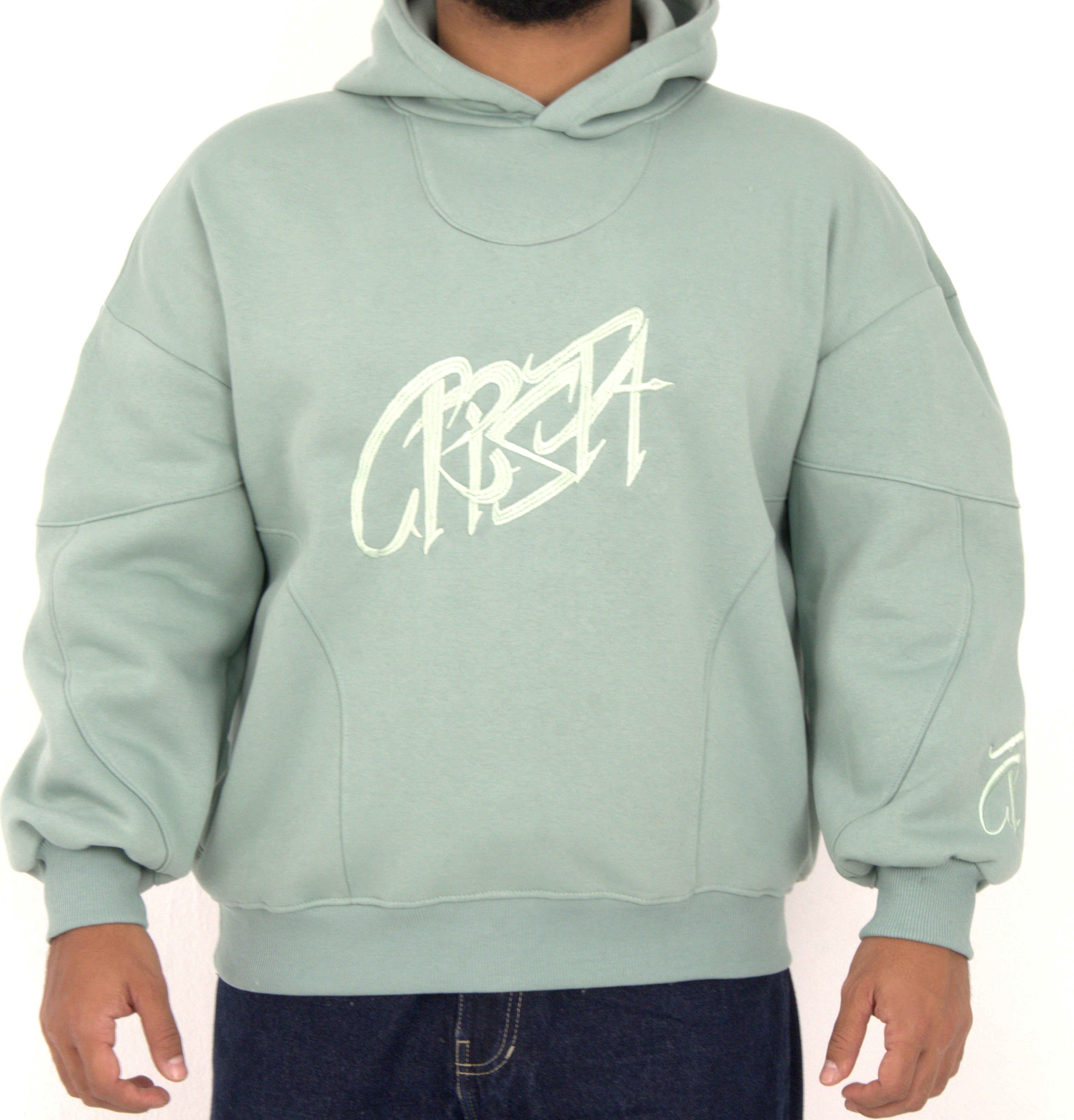 CST HOODIE (Soft sage green)