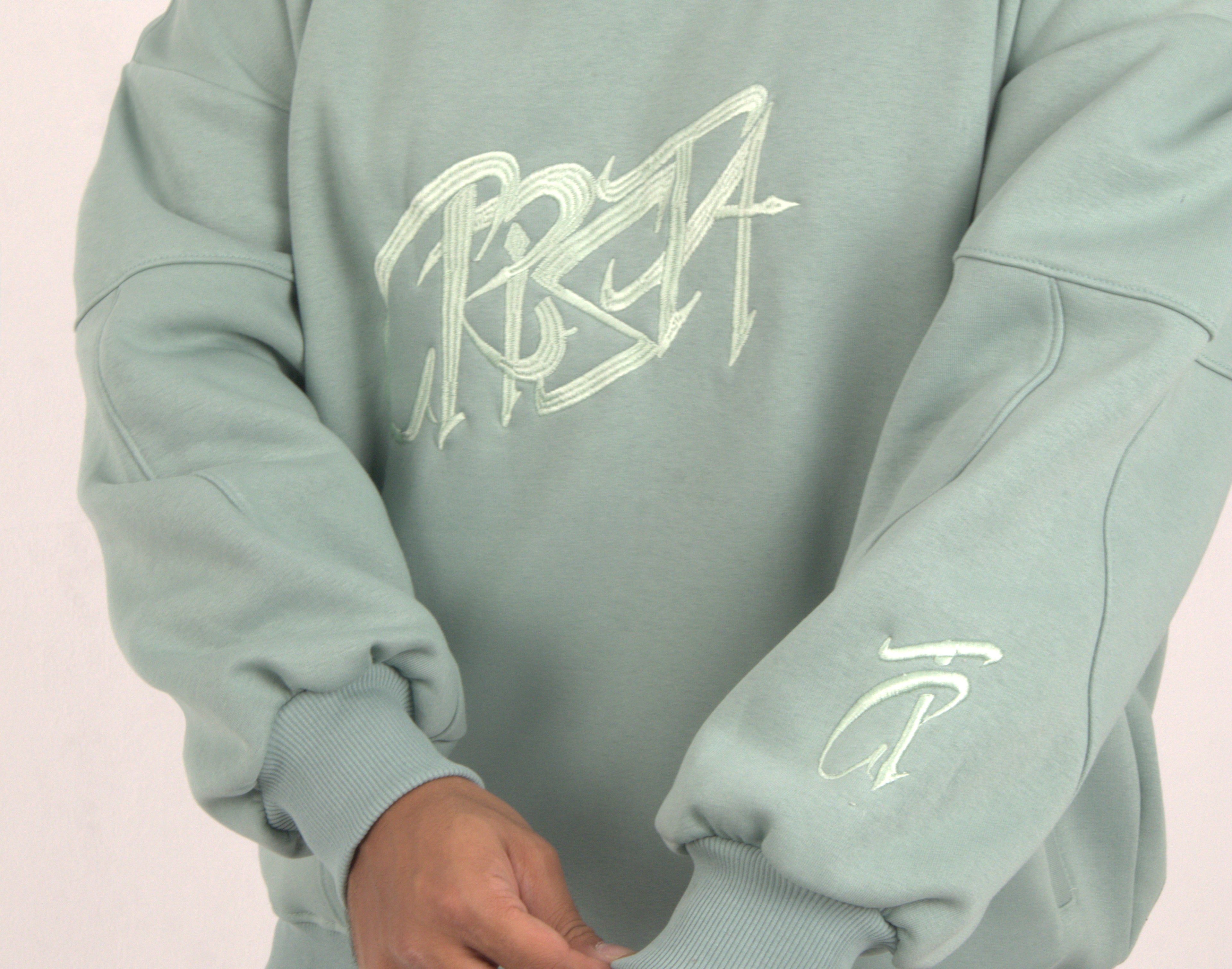 CST HOODIE (Soft sage green)